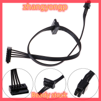 [ZY] Legend 1PC 45cm MINI 4 PIN ถึง2 SATA SSD Power Supply CABLE สำหรับ Lenovo M410 M610 M415