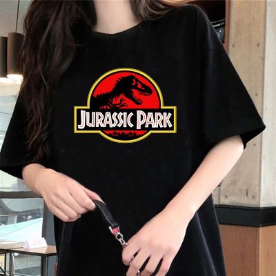 2022 Jurassic Park T เสื้อผู้ชายไดโนเสาร์ Tee เสื้อผู้หญิงฤดูร้อนภาพยนตร์เสื้อยืดการ์ตูนกราฟิก Tees Unisex Streetwear ชาย