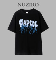 NUZIRO(พร้อมส่ง)เสื้อยืดแขนสั้น รูปแบบตัวอักษรไล่ระดับสี ผ้านิ่ม เด้ง ใส่สบาย สไตล์เกาหลี #A2967