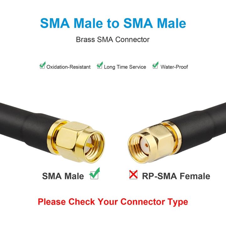 sma-rg174-connector-cable-sma-male-to-sma-male-internal-screw-pin-extension-cable-for-sdr-receiver-shortwave-radio-300cm