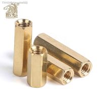 ♕ 5-50pcs Hex Female to Female M2 M2.5 M3 M4 M5 brass standoff spacer Hexagonal Stud Spacer Hollow Pillars