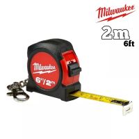 Milwaukee ?? ตลับเมตรแบบพกพา 2M/6FT  รุ่น 48-22-5506 ขนาด 2 เมตร แบบพวงกุญแจ ตลับเมตร ตลับเมตรพกพา มิว มิววอกี้ เครื่องช่าง