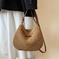 Womens Straw bag for Summer Woven Shoulder Bags for Women Basket Bolsa Messenger Bohemian Beach Bags Handbag boho bag Vacation