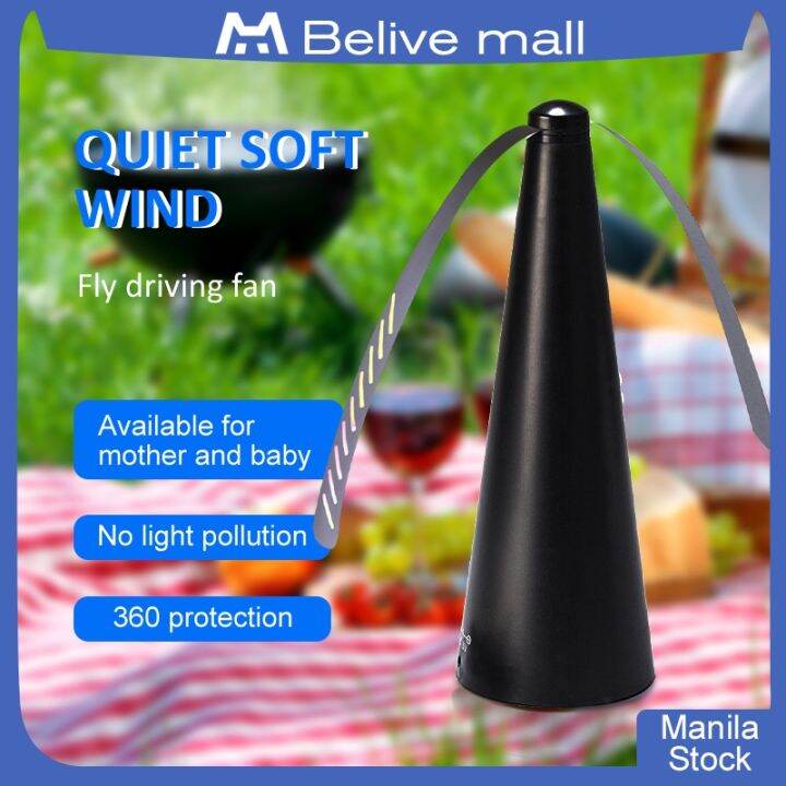 Automatic Fly Trap Fly Repellent Fan Food Protector Fly Destroyer Trap