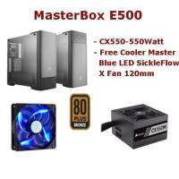 MasterBox E500 with ODD + CX 550 Watt (Warranty 1 Year)