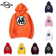 HUQISHA Dragon Ball Men Cotton Casual Hoodie