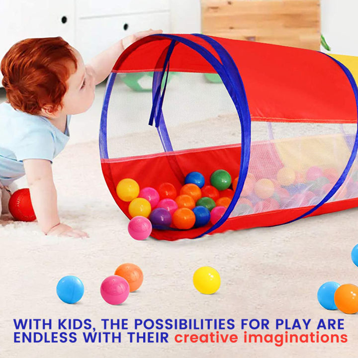 แบบพกพาทารกคลานอุโมงค์หลอดทารกพับเล่นเต็นท์ของเล่นในร่มกลางแจ้ง-playhouse-สวนเกมเด็กเล่นในร่มเกมสนุกของเล่นกลางแจ้ง