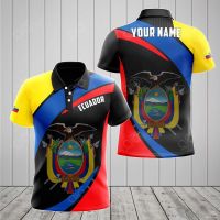 2023 NEW Style Customize Ecuador Proud Version Unisex Adult Polo Shirtsize：XS-6XLNew product