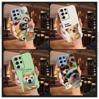 Skin feel silicone phone case Phone Case For Samsung Galaxy S21 Ultra/SM-G998 Camera all inclusive Lens package Cartoon