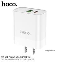 อัพเกรดใหม่ล่าสุด!! Hoco C80 Fast Charger หัวชาร์จเร็ว Type-C PD Quick Charge 20W หัวPD รองรับชาร์จเร็ว