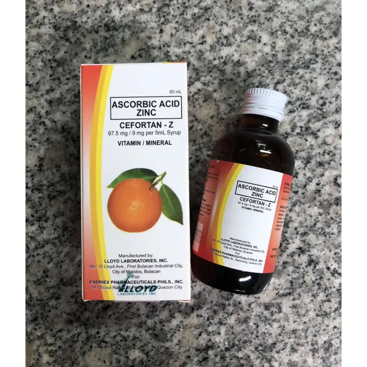 GENERIC CEELIN PLUS VITAMIN C + ZINC SYRUP FOR KIDS 60ML CefortanZ