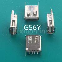 2.0 Usb G56y 10ชิ้น4pin ขั้วต่อปลั๊กตัวเมียแบบหยิกเท้าตรงชาร์จรับส่งข้อมูลขายไม่เสีย