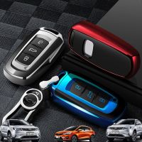 {Lili Car product} LYQ เคสหุ้มที่ยึดที่ห้อยกุญแจในรถยนต์สำหรับ GEELY GS Atlas X7sport TPU ปลอกป้องกันรถยนต์อุปกรณ์ตกแต่งรถยนต์มีสไตล์