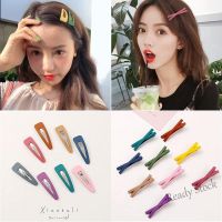 【Ready Stock】 ☊☞ C18 Ins Cross Hairpin HyunA Candy Color Bangs Clip Korean Cute Headdress