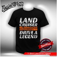 [S-5XL]เสื้อยืด พิมพ์ลายรถยนต์ Jeep fj40 Land cruiser Drive a Legend  E1Q3