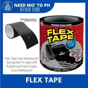 Flex Tape Rubberized Waterproof Tape, Black