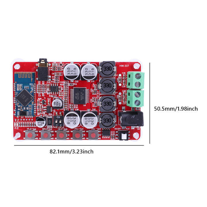 tda7492p-เครื่องขยายเสียงเพลงดิจิตอลโมดูล-dc-8-25v-รองรับตัวรับสัญญาณระบบเสียงแบบไร้สาย-csr4-0ได้กับเอาต์พุต3-5มม-50w-50w-สำหรับลำโพง-diy