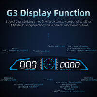 G2 G3 HUD Head Up Display รถ OBDII GPS Speedometer นาฬิกาอัจฉริยะ Decor Digital Gauges Auto Electronics อุปกรณ์เสริมสำหรับรถทั้งหมด