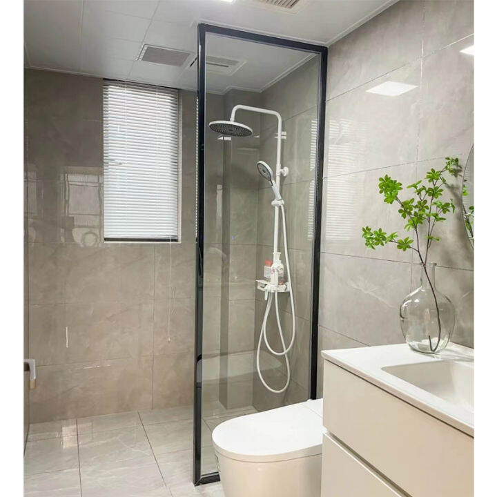 Customized shower partition toughened Changhong ultra-white transparent ...