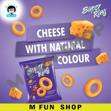 SUPER RING Cheese Flavored Snack Recommended by BLACKPINK 10 Packs x 60g