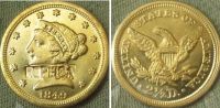 【2023 NEW】 $2.5 Liberty Gold 1849-C Coins