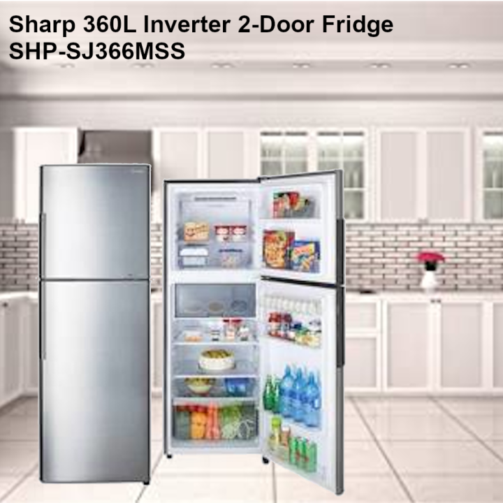 sharp refrigerator sj366mss