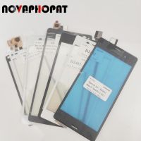 ดิจิไทเซอร์หน้าจอสัมผัสหน้าสำหรับ Sony Xperia L S36H C2105 C2104 C4 M2 S50H D2302 D2303 T3 Z3 D6603แผงเซ็นเซอร์ D6653