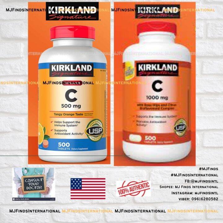 Kirkland Vitamin C Chewable 500 Tablets 1000mg Lazada PH
