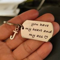 You Have My Heart Personalized Valentine 39;s Day Gift for Boyfriend Couple Keyring Gift