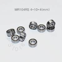 4*10*4 (มม.) MR104RS ตลับลูกปืนโลหะขนาดเล็กปราศจากโลหะ ABEC-5ม. ตลับลูกปืน MR104RS ปิดผนึกเหล็กชุบโครเมี่ยมวงจรไฟฟ้าและชิ้นส่วน