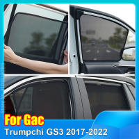 สำหรับ Gac Trumpchi GS3 2017-2022 Magnetic รถหน้าต่าง SunShade Shield ด้านหน้ากระจกด้านหลังผ้าม่าน Sun Shade Visor