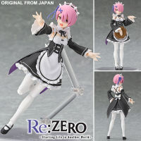 Figma ฟิกม่า งานแท้ 100% Figure Action Max Factory จาก Re Zero Starting Life in Another World รีเซทชีวิต ฝ่าวิกฤตต่างโลก Ram Rem เรม แรม ชุดแม่บ้าน Ver Original from Japan แอ็คชั่น ฟิกเกอร์ Anime อนิเมะ การ์ตูน ของขวัญ สามารถขยับได้ ตุ๊กตา Model โมเดล