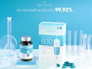 Viên Uống Trắng Da Mờ Nám Glutathione 600 Dr.Lacir.  FREE SHIP  + Tặng 1