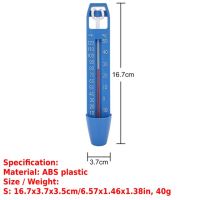 เครื่องวัดอุณหภูมิจอแสดงผลบ่อปลาอ่างน้ำร้อนอ่างอาบน้ำสปาเครื่องวัดอุณหภูมิแบบลอยตัวสระว่ายน้ำพกพาได้กลางแจ้ง