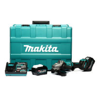 MAKITA ชุดเครื่องเจียร์ไร้สาย ขนาด 7 นิ้ว 40VMAX (ลูกหมูไร้สาย) รุ่น GA037GT201สวิตซ์บีบ