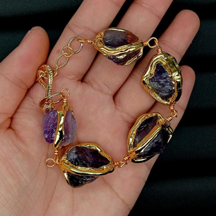 yygem-natural-purple-amethyst-rough-nugget-with-electroplated-edge-wrap-celet-8