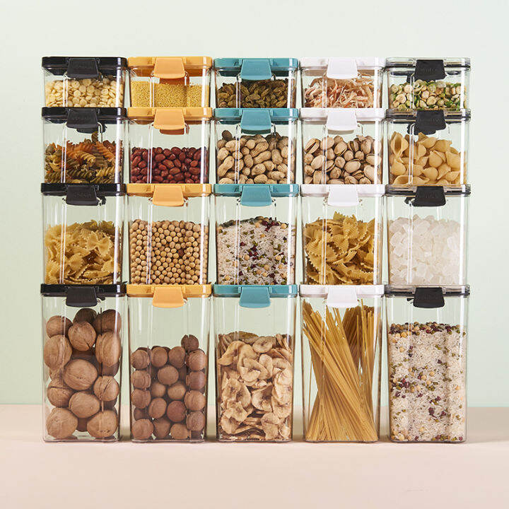 stackable-airtight-food-storage-container-stackable-kitchen-sealed-jar-cereal-flour-sugar-dried-fruit-transparent-storage-tank