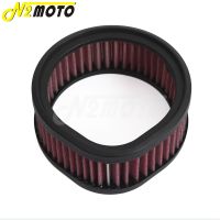 Motorcycle High Flow Air Filter Reusable Air Cleaner for Harley Model With S&amp;S Super E and G Series Carb