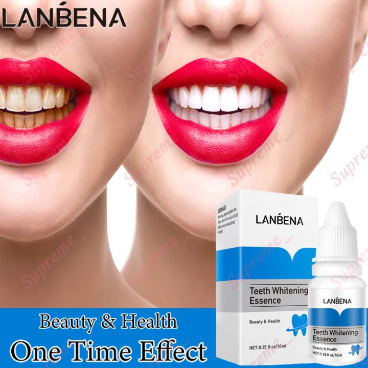 One time effect LANBENA Teeth Whithening Essence Whitening teeth