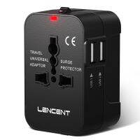 Adaptor Traveling Lencent สากลผนัง Usb สหราชอาณาจักรพลังงานสากลสำหรับกับอะแดปเตอร์ทั่วโลก Eu All-In-One 2 Us