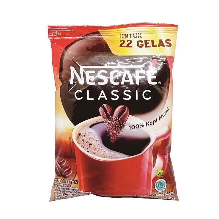 Nescafe Classic Pouch Kecil 45 gr Lazada Indonesia