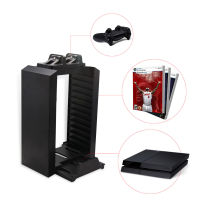 Disk Tower ขาตั้งแนวตั้ง Handle Charger สำหรับ PS4 Dual Controller แท่นชาร์จสำหรับ PlayStation 4 PRO Slim