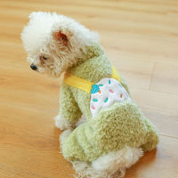 Chihuahua Down Winter Dog Overalls Jumpsuit Cute Dog Clothes Pet Sweater Corgi Coat Poodle Puppy Outfit Wholesale Dog Clothing