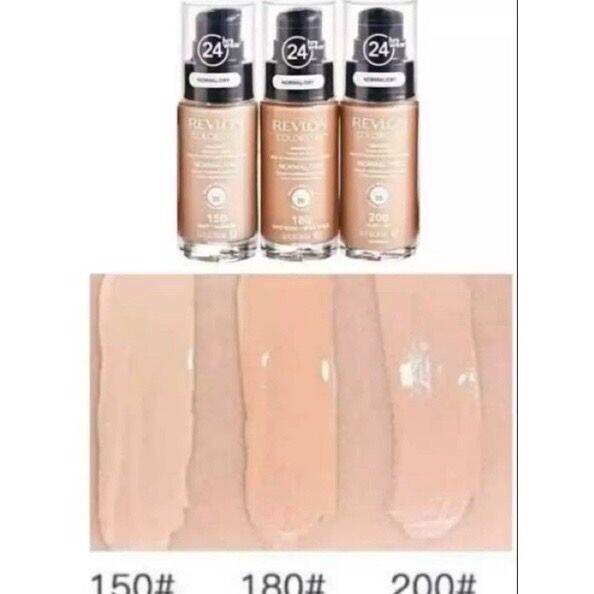 ครีมรองพื้น-เรฟลอน-คัลเลอร์สเตย์-revlon-colorstay-makeup-ปกปิด-ติดทน-มีspf15