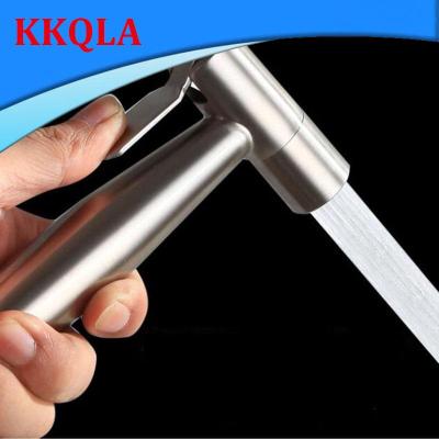 QKKQLA Toilet Sprayer Stainless Steel Hand Bidet Faucet for Bathroom Hand Sprayer Shower Head Self Cleaning Bathroom Fixture