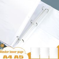 10Pcs A4/A5 Transparent Plastic Clip Binder File Folder Inner Page Photo Album Paper Collecting Accessories Document Organizer