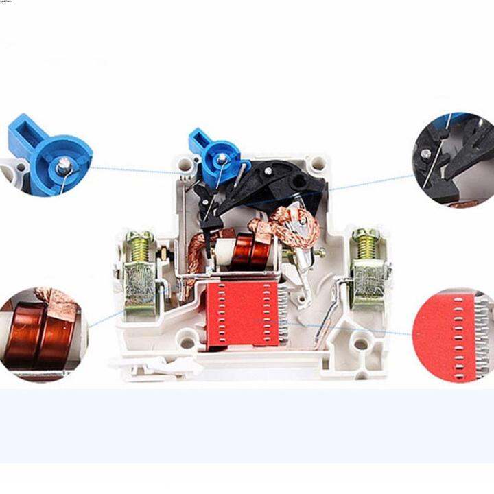 Safety switch breaker Circuit switch arduino Electric box cutter ♫DZ4763 Economic 2P AC