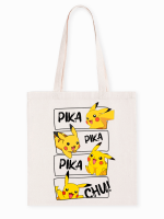 กระเป๋าผ้า Pokemon  กระเป๋าผ้าพิมพ์ลาย กระเป๋าผ้าCotton 100%