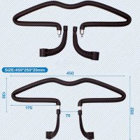 Stainless steel Car Hangers Back Seat Coat Clothes Hanger Jackets Suits Holder Rack Auto Supplies