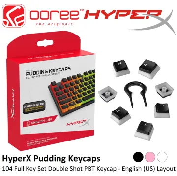 Rubber Keycaps – Full set with Texturized Rubber Grip